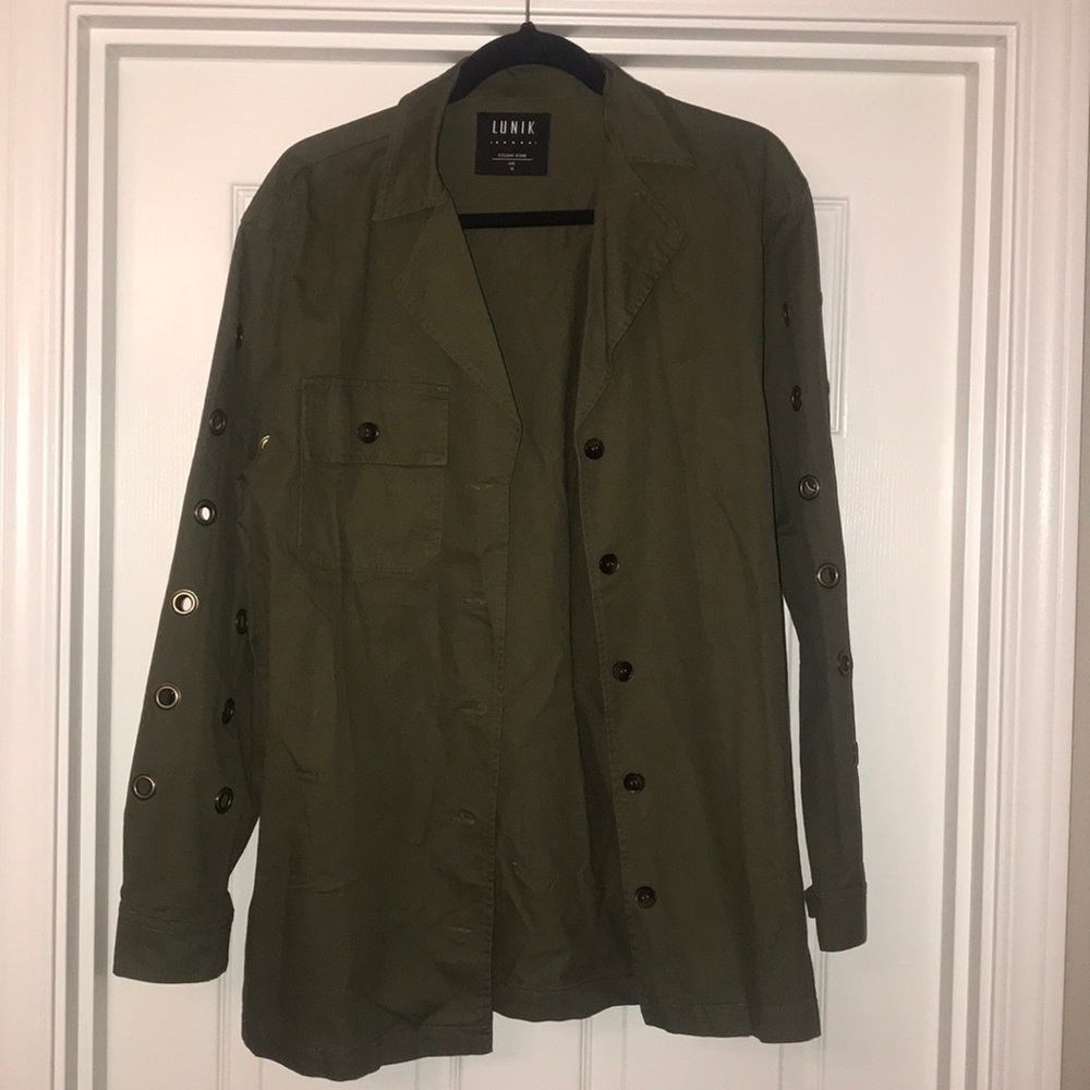 Army green jacket